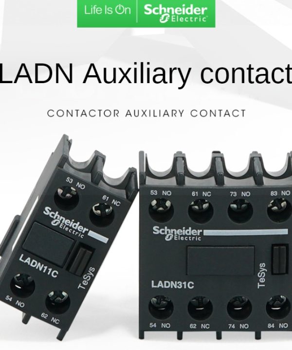 Schneider lc1d AC contactor tiếp xúc phụ trợ ladn11c20c02c22c31c thường mở và đóng tiếp xúc phụ trợ phía trước
