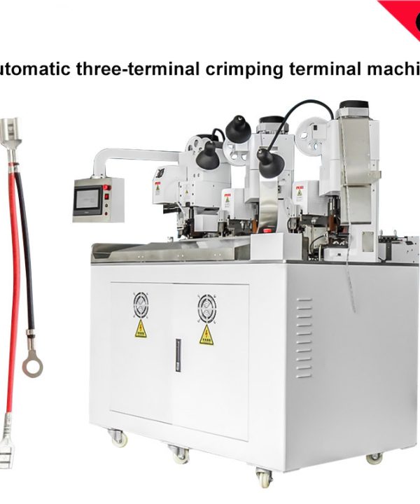 Máy bấm cos tự động  nhiệt co ngót ống dây khai thác thiết bị đầu cuối máy thu nhỏ Ống mặc dây khai thác thiết bị đục lỗ terminal crimping machine