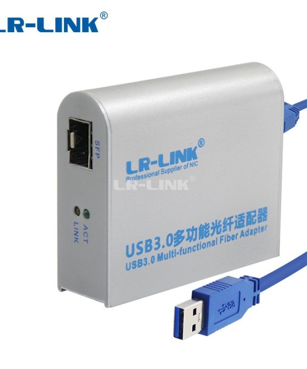 LR-LINK 3210pf-sfp USB 3.0 Gigabit Ethernet Adapter 1000Mb sợi quang Card Mạng LAN Adapter Realtek RTL8153