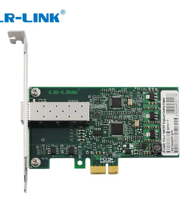 LR-LINK 9030pf-sfp PCI Express Ethernet Giao diện mạng Thẻ điều khiển 100Mb máy chủ Adapter Intel 82574 Chip Máy tính để bàn PC