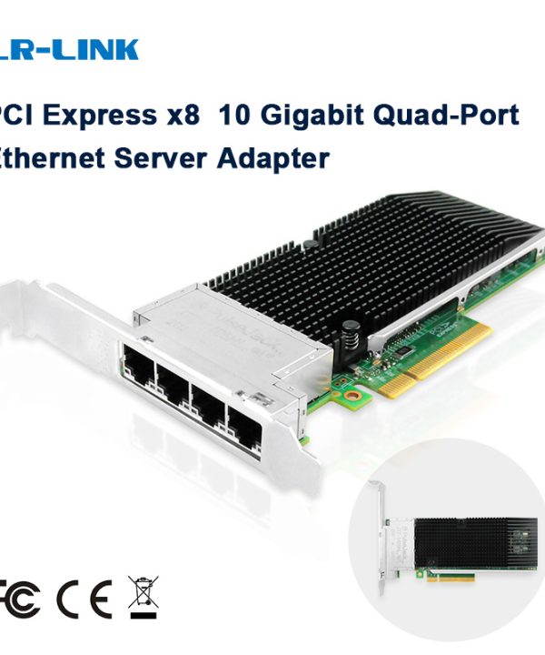 LR-LINK 9804bt 10GB Quad-Port Card mạng PCIe X8 Ethernet máy chủ Adapter dựa trên Intel xl710 chip