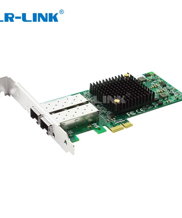 LR-LINK 9042pf-2sfp PC máy tính PCI-Express Ethernet Card mạng cổng kép 100Mb sợi quang Lan Adapter Intel 82580 NIC