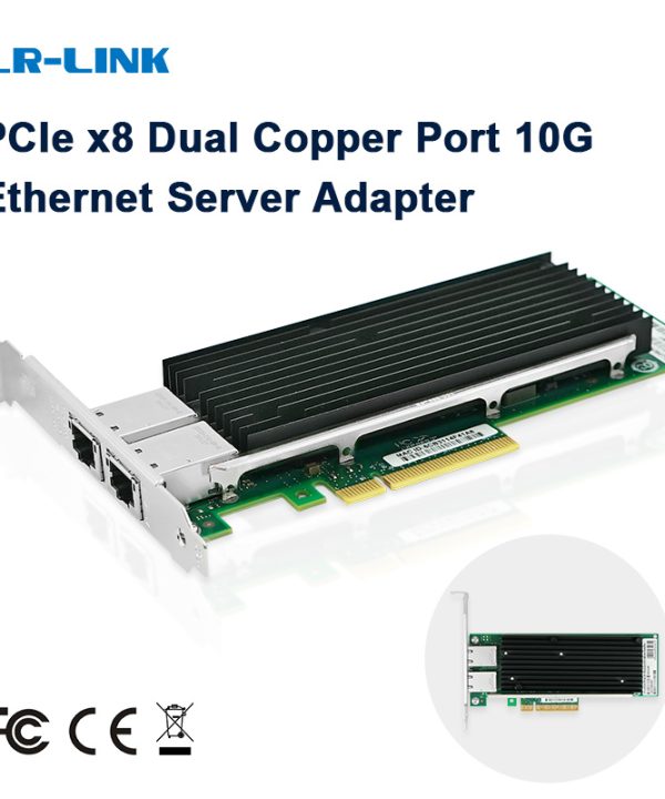 LR-LINK 9802bt 10GB PCIe card mạng Ethernet máy chủ Adapter Dual-Port Nic dựa trên Intel X540-T2