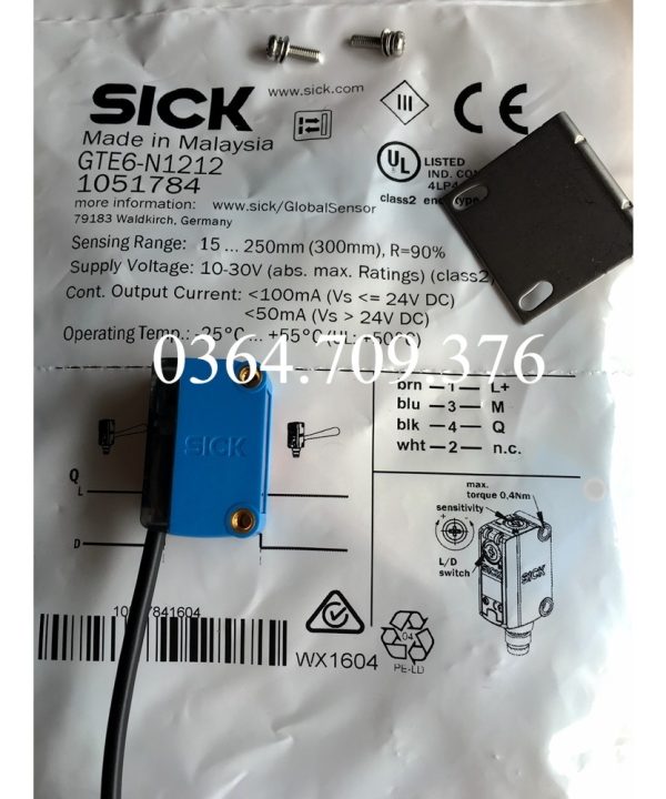 GTE6-N1211 Cảm Biến Quang Điện SICK Chính Hãng Nhập Khẩu