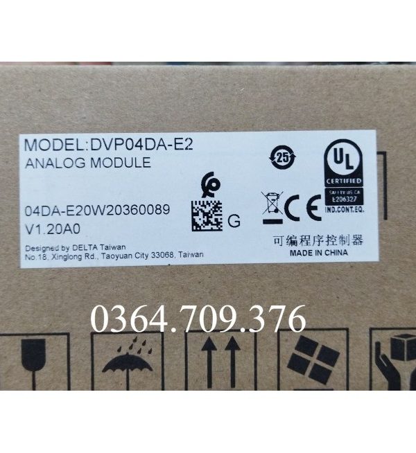 PLC Module Tương Tự Delta Es2 DVP04DA-E2