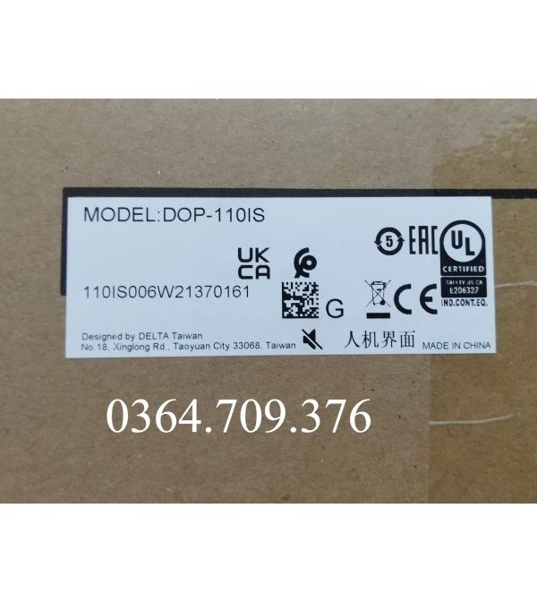 HMI Delta Người-máy DOP-110IS     Màn Hình Cảm Ứng Delta