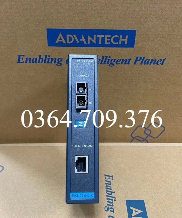 Bộ Chuyển Đổi Quang Điện EKI-2741LX-BE 2741sx 2741fi Advantech Cấp Công Nghiệp Gigabit Ethernet