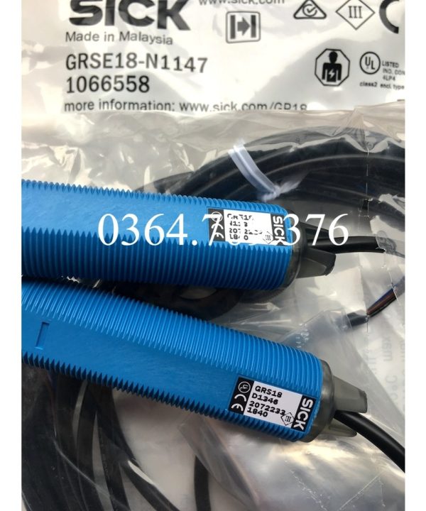 GRSE18-N1147 Công Tắc Quang Điện SICK  (GRE18-N1137 GRS18-D1346)