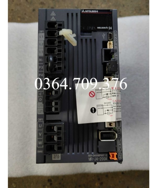 Bộ Điều Khiển Servo Động Cơ Mitsubishi  2kw MR-J4-200A/B Mười Hgsr202j