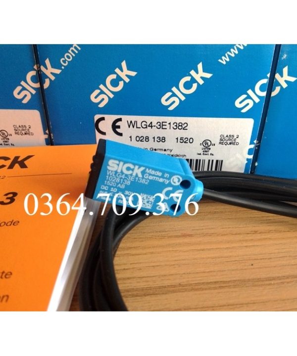 WLG4-3E1382 Cảm Biến Phản Xạ Gương SICK Nguyên Bản Hoàn Toàn Mới , WL4G-2E132