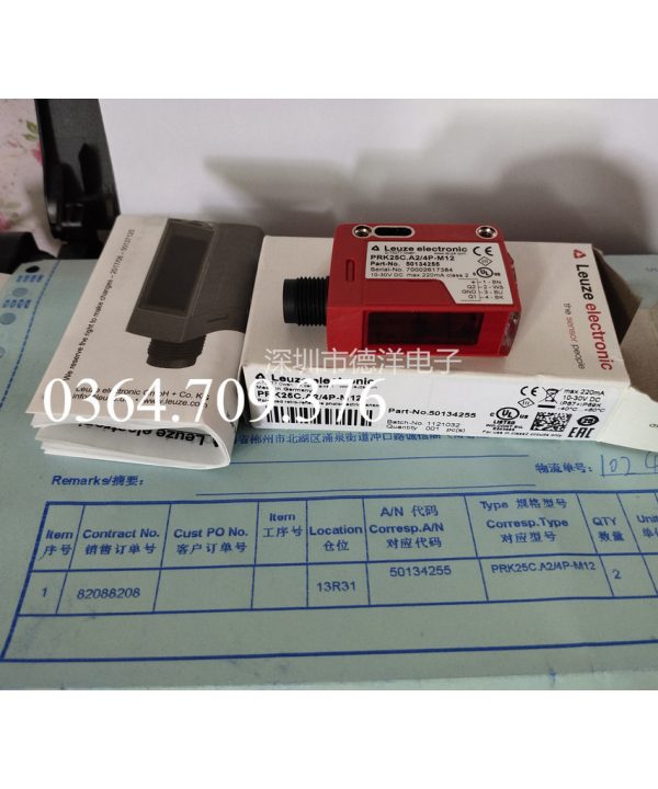 Leuze Nhập Khẩu Prk25c. A2/4p-m12 Thay Thế Prk 66/41-M12 PNP Hàng Chính Hãng