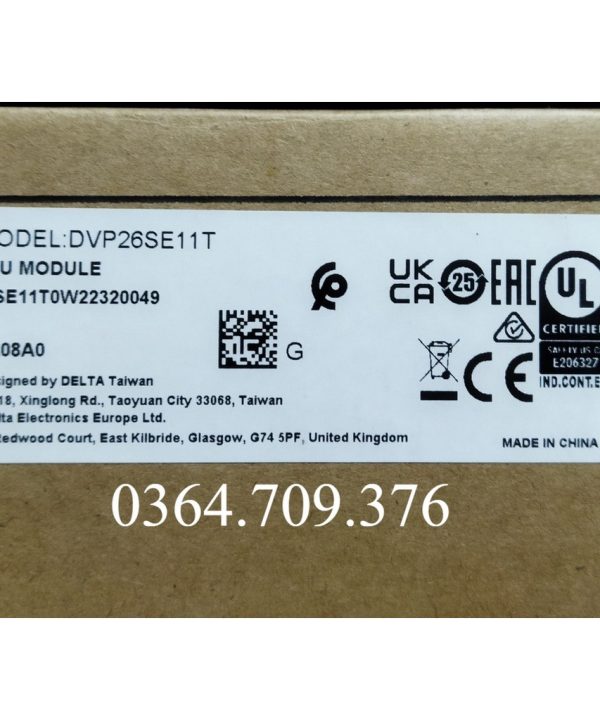 PLC Dvp26se11t    Delta  Bộ Điều Khiển Lập Trình