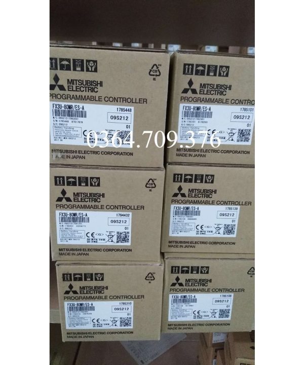 Mitsubishi PLC  FX3U-80MR-ES-A