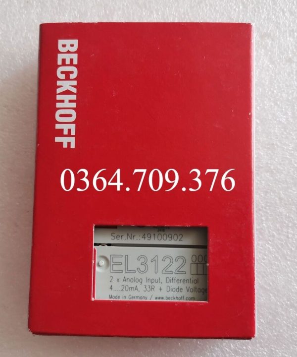 Module Beckhoff el3122 PLC EL 3122
