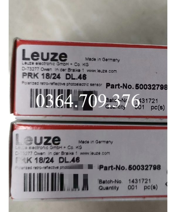 Cảm Biến Quang Điện Leuze  Prk 18/24 Dl.46 50032798  *
