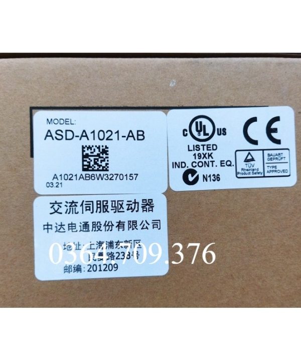 ASD-A1021-AB    Delta Servo Drive Spot