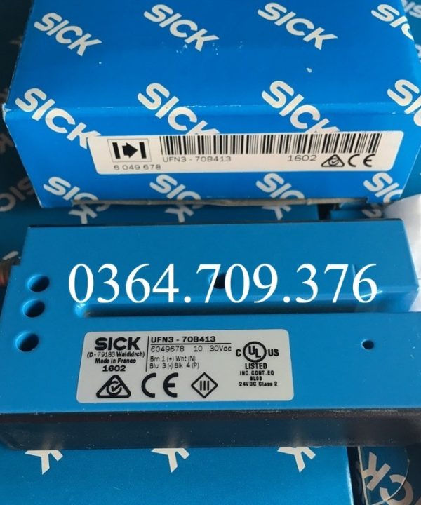 Cảm Biến Nhãn Trong Suốt SICK  Hoàn Toàn Mới UFN3-70B413 Công Tắc Rãnh Siêu Âm