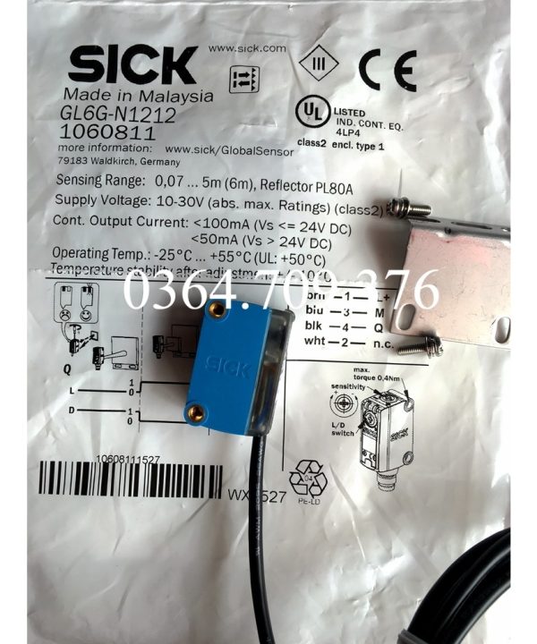 GL6G-N1211 Công Tắc Quang Điện SICK, GL6G-P1211 GL6G-P4211 GL6G-N4211