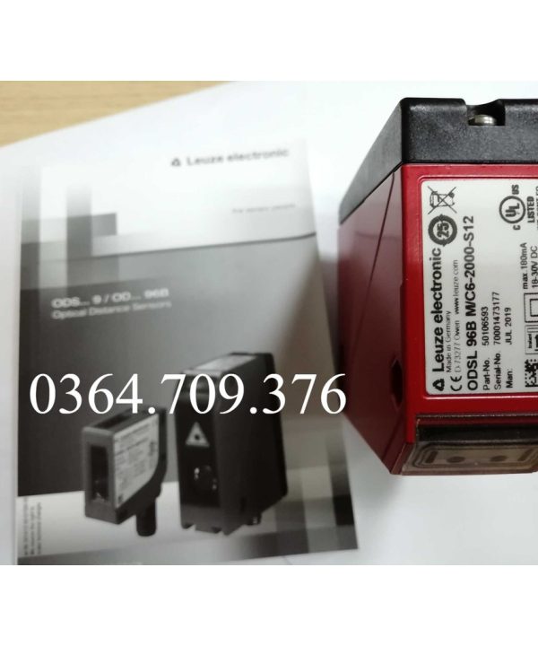 Cảm Biến Laser Leuze Mới  Odds 96B M/C6-2000-S12 Nhập Khẩu