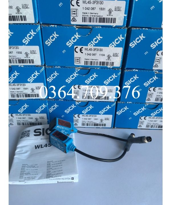 Công Tắc Quang Điện Phản Xạ Gương SICK Chính Hãng Hoàn Toàn Mới  WL4S-3F3130 Đảm Bảo Chính Hãng