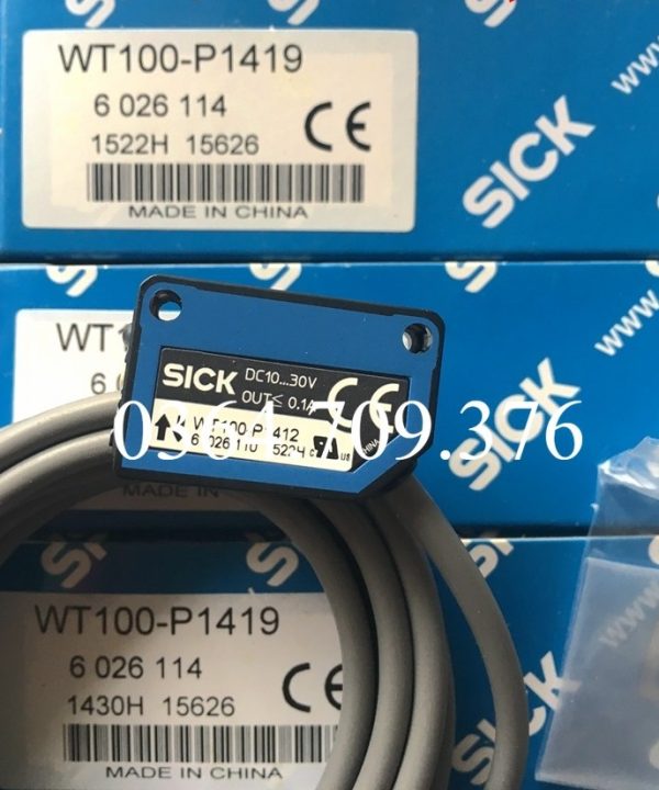 WT100-P1419 Công Tắc Quang Điện SICK Chính Hãng Hoàn Toàn Mới , WT100-P1412