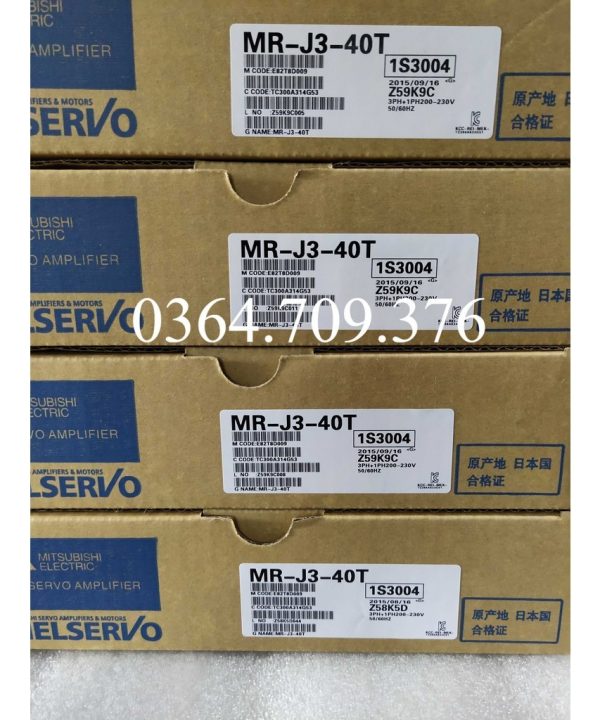 Mitsubishi  Bộ Điều Khiển Servo MR-J3-40T MR-J3-70T Bảo Hành Một Năm