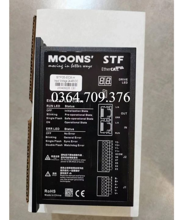 STF05-ECX-H Điều Khiển Động Cơ Bước Moons Stepper Motor