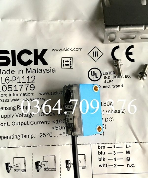 Công Tắc Phản Xạ Gương SICK  GL6-P1111 (Không Bao Gồm Thấu Kính Và Giá Đỡ) Mục Số 1050708