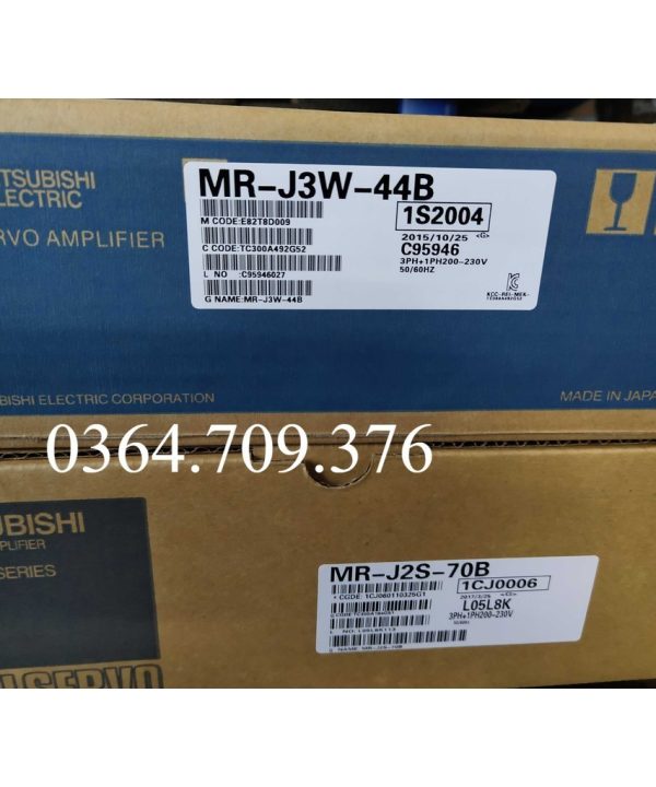 Bộ Điều Khiển Servo MR-J3W-44B  Mitsubishi Cung Cấp Hàng Chính Hãng Dòng J3w
