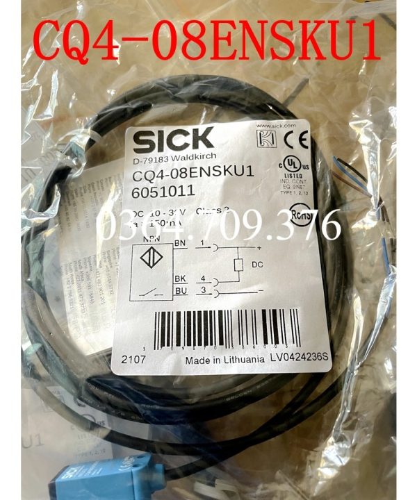 Công Tắc Tiệm Cận Tụ Điện SICK Chính Hãng Hoàn Toàn Mới  CQ4-08ENSKU1 Mã Số 6051011
