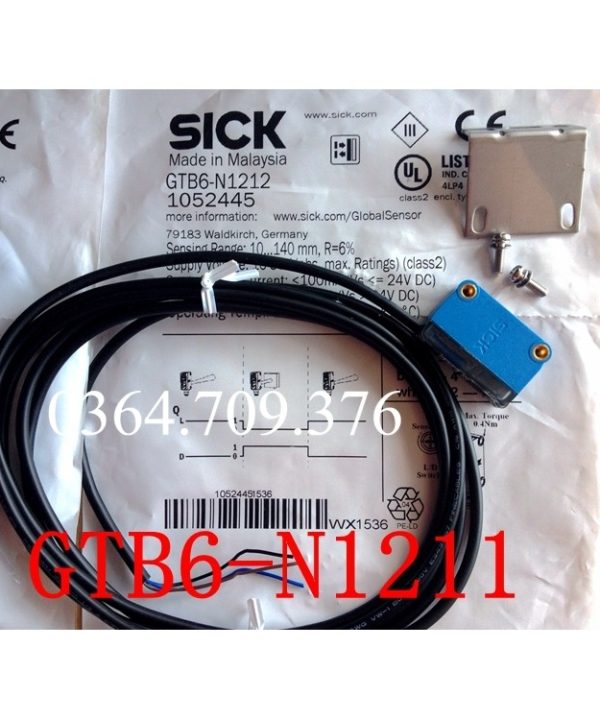 GTB6-N1211 Cảm Biến Quang Điện SICK Chính Hãng Hoàn Toàn Mới  Mã Số 1052441