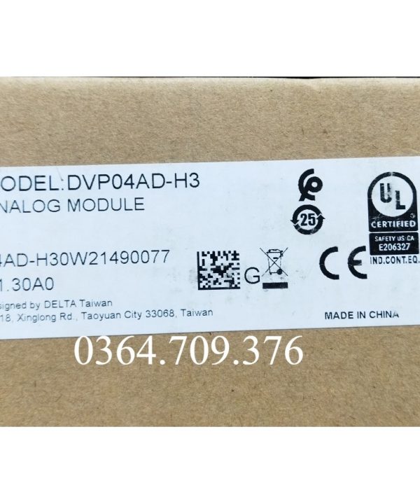 PLC DVP04AD-H3/DVP04DA-H3 Module Mở Rộng  Delta Delta