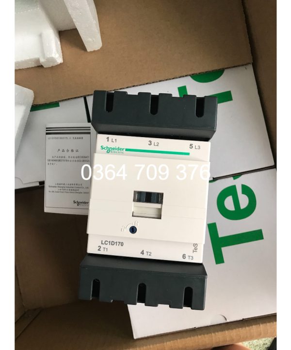 LC1D170 LC1D205 LC1D245 LC1D300 LC1D410 LC1D475 LC1D620 Khởi động từ Schneider