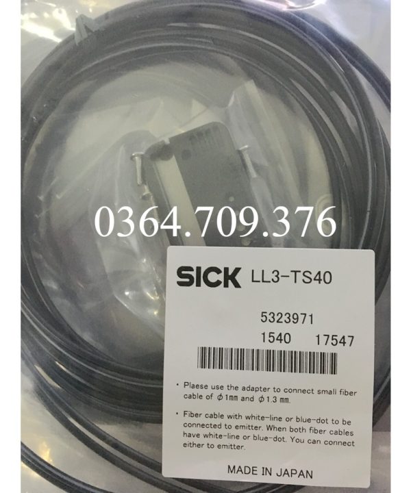 Hàng  Hoàn Toàn Mới LL3-TS40 Cảm Biến Sợi Quang SICK Chính Hãng  Mục Số 5323971