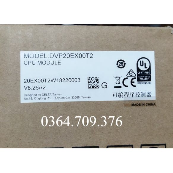 PLC Dvp20ex00t2    Delta  Bộ Điều Khiển Lập Trình