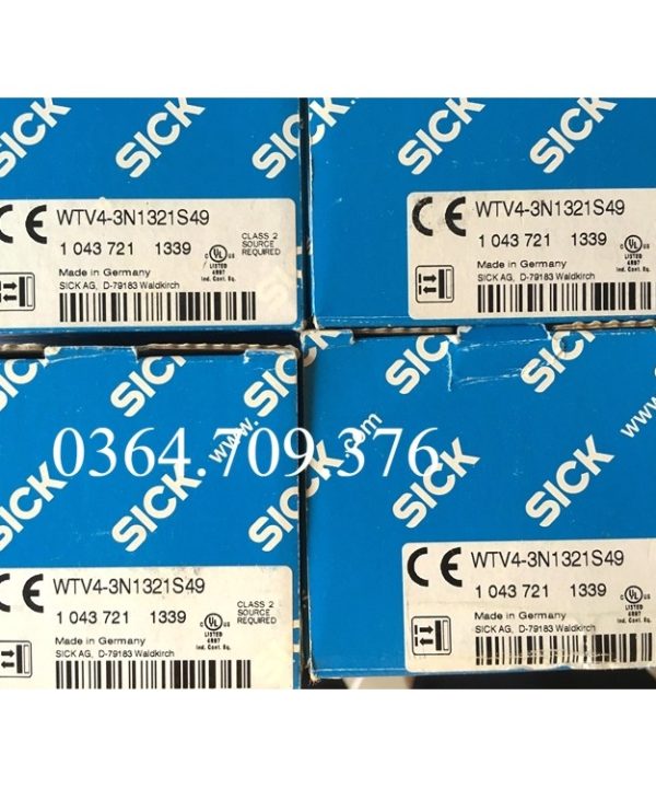 Công Tắc Quang Điện Phản Xạ Khuếch Tán Siksick Mới WT4-2N112S28 WTV4-3N1321S49