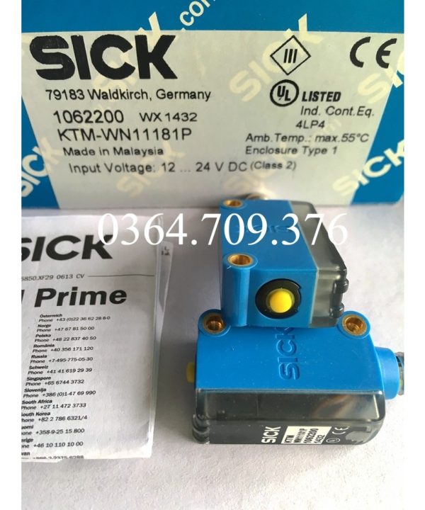 KTM-WN11181P Cảm Biến Mã Màu Mini SICK  Mục Số 1062200