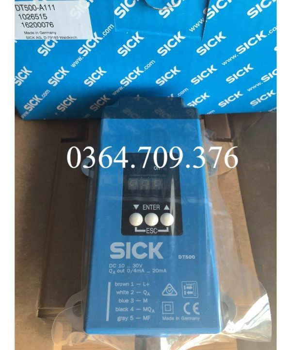 DT500-A111 Cảm Biến Khoảng Cách Laser SICK Chính Hãng Nhập Khẩu  Mục Số 1026515