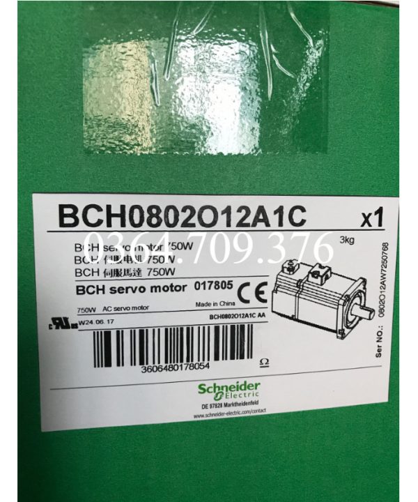 Schneider Động Cơ Servo Bch0602o12a1c/Bch0802o12a1c/Bch1001o12a1c