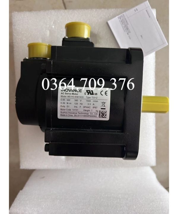 Hoàn Toàn Mới Động Cơ Servo Inovance 850W Chính Hãng MS1H3-85B15CD-T331Z/T334z/A331z/4z Mới
