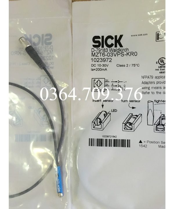 MZT6-03VPS-KR0 Chuyển Đổi Từ Tính SICK Chính Hãng Hoàn Toàn Mới