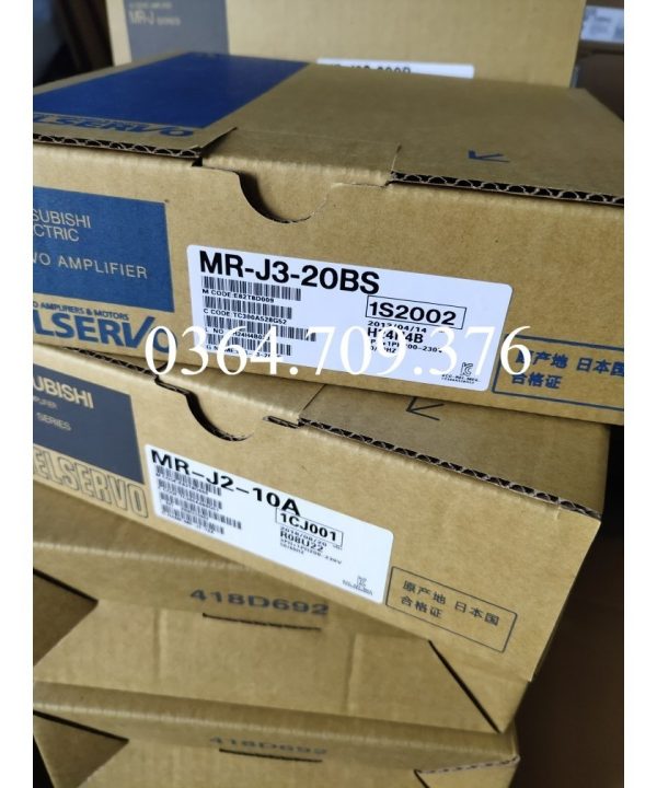 Mitsubishi  Bộ Điều Khiển Servo MR-J3-20BS 10bs  Chào Mừng