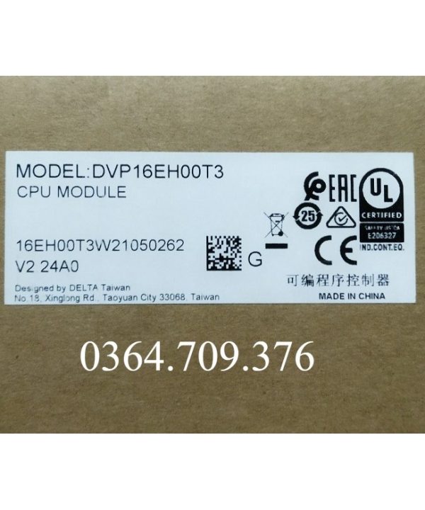 PLC Dvp16eh00t3    Delta EH