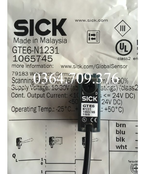Công Tắc Quang Điện SICK Hoàn Toàn Mới  Nguyên Bản GTE6-N1231 GTE6-P1231