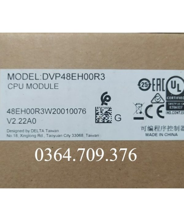 PLC Delta Dvp48eh00r3  Delta Eh3