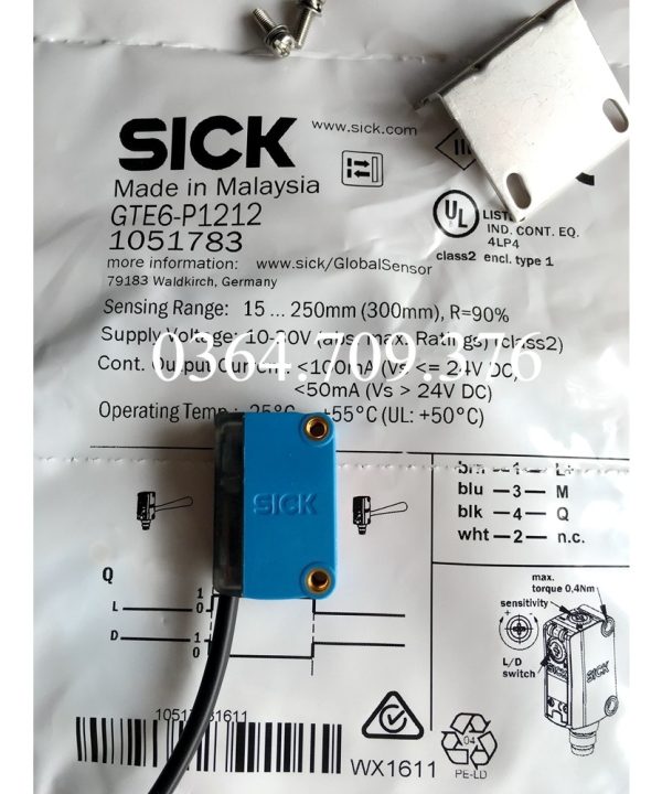 GTE6-P1211 Công Tắc Quang Điện SICK Chính Hãng Hoàn Toàn Mới , GTE6-P1212