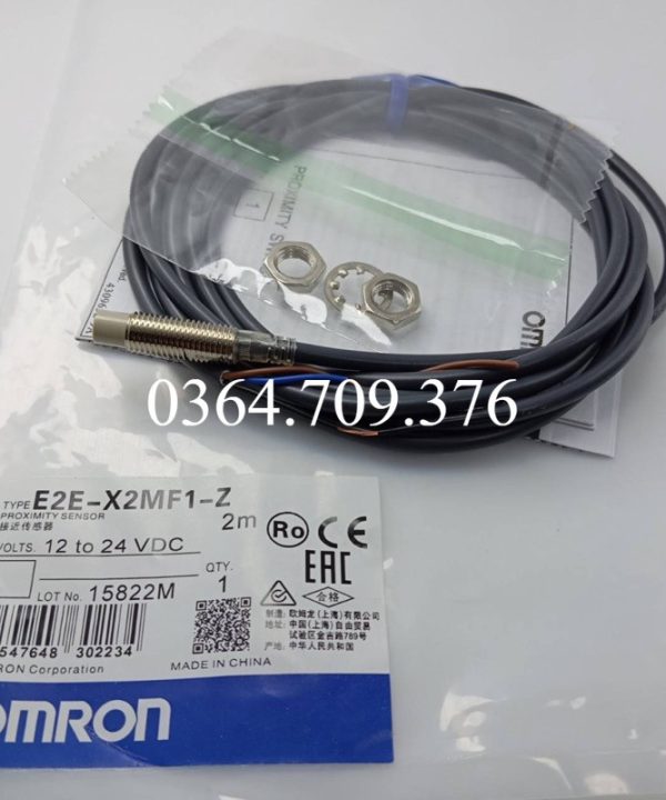 E2E-X2MF1-Z Cảm biến tiệm cận cảm biến M8 3 dây PNP không có khoảng cách bắt 2mm từ  new