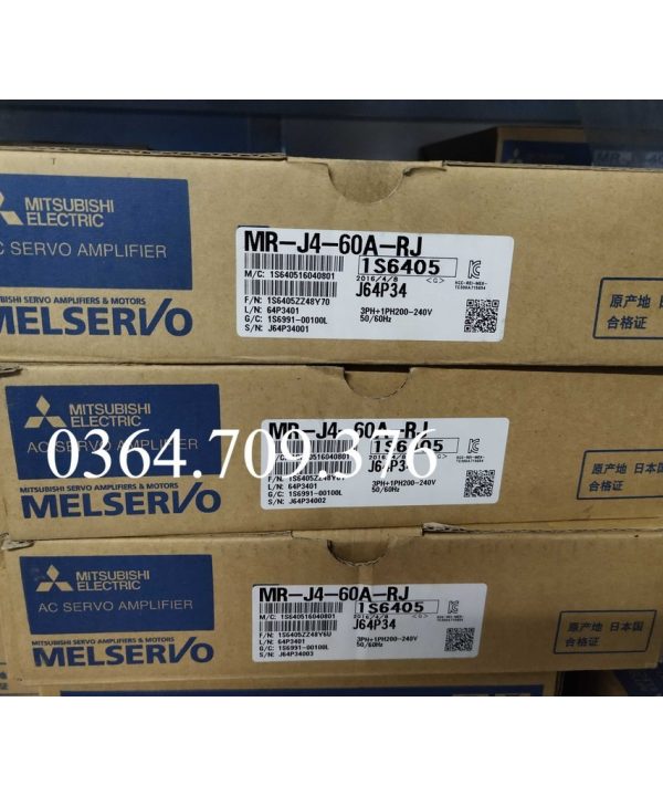 HG-KR23BJ Mitsubishi MR-J4-20B Nguyên Bản Hoàn Toàn Mới Có Phanh    Và