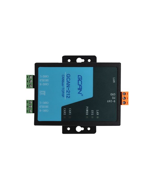 GCAN-212 Ethernet để CAN module chuyển đổi hỗ trợ 3 chế độ làm việc TCP máy chủ TCP Client UDP