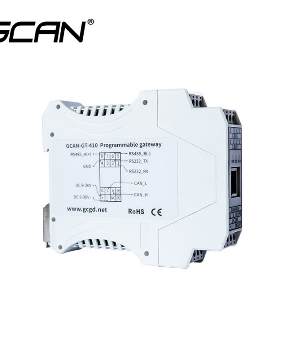 GCAN-GT-410 công nghiệp Internet Gateway Ethernet RS232/485 CANBUS Giao diện hỗ trợ tiêu chuẩn Giao thức truyền thông